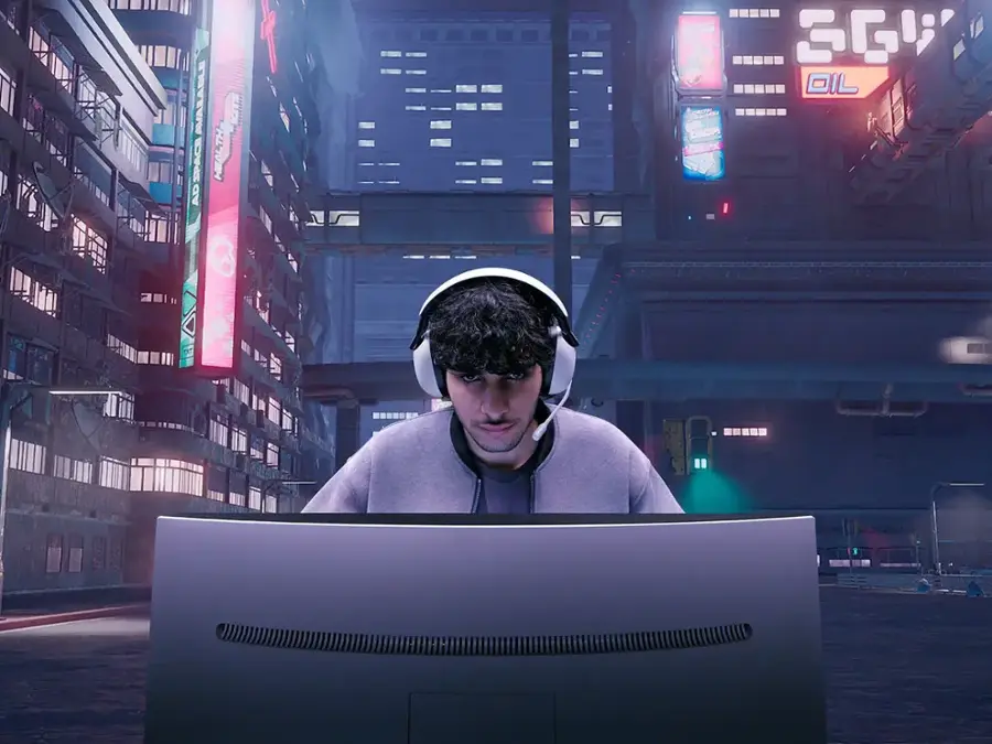 Alt View 19. Sony - INZONE H9 Wireless Noise Canceling Gaming Headset - White.