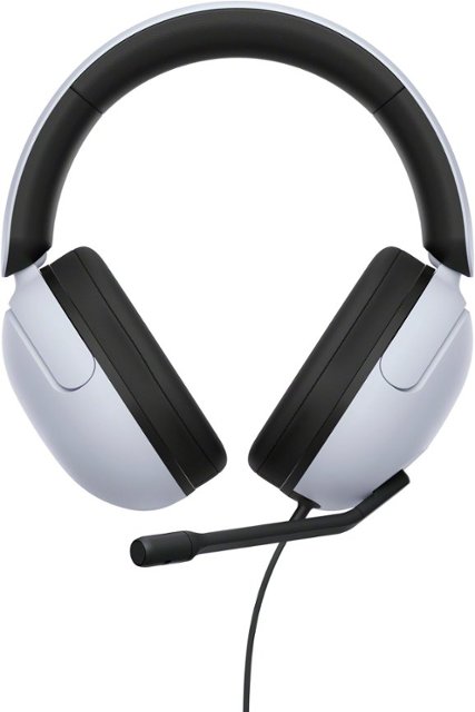 Front. Sony - INZONE H3 Wired Gaming Headset - White.