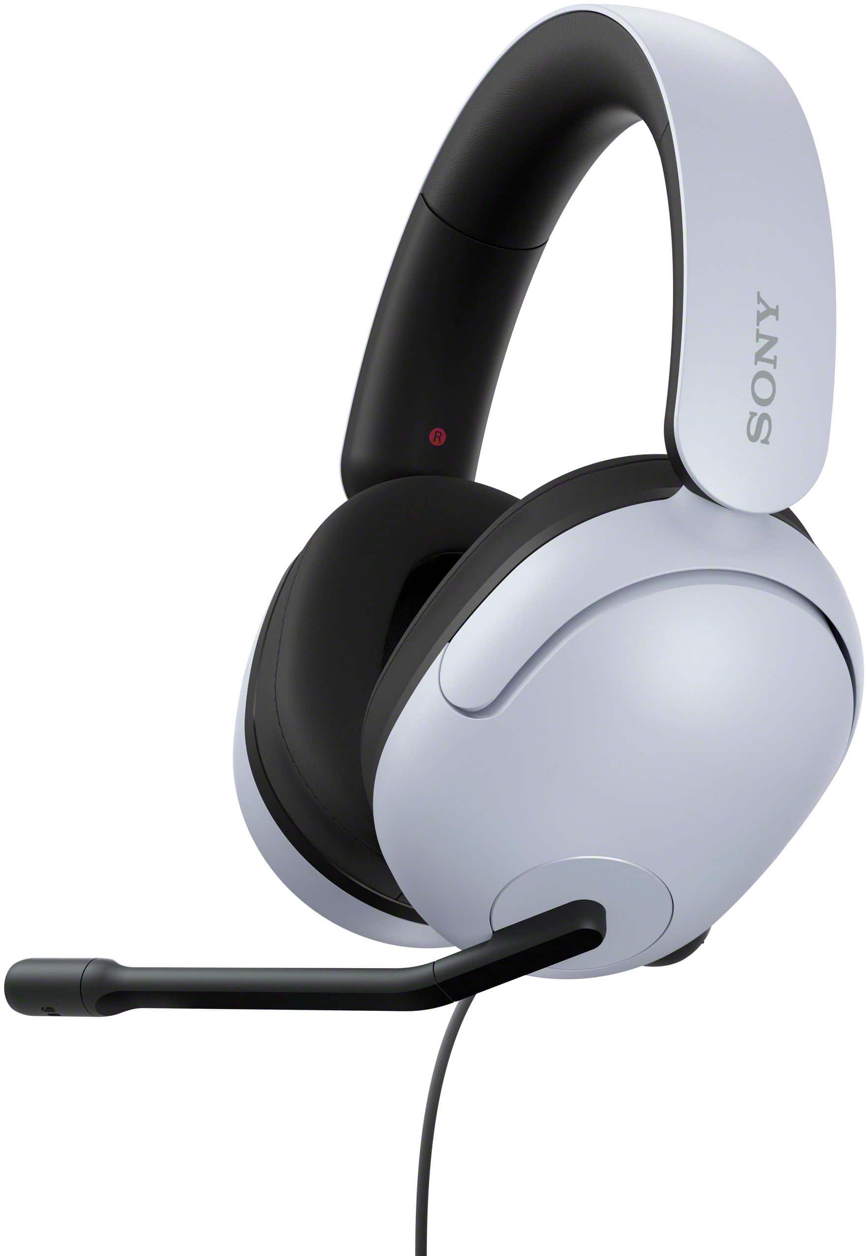 Front. Sony - INZONE H3 Wired Gaming Headset - White.