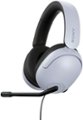 Left. Sony - INZONE H3 Wired Gaming Headset - White.