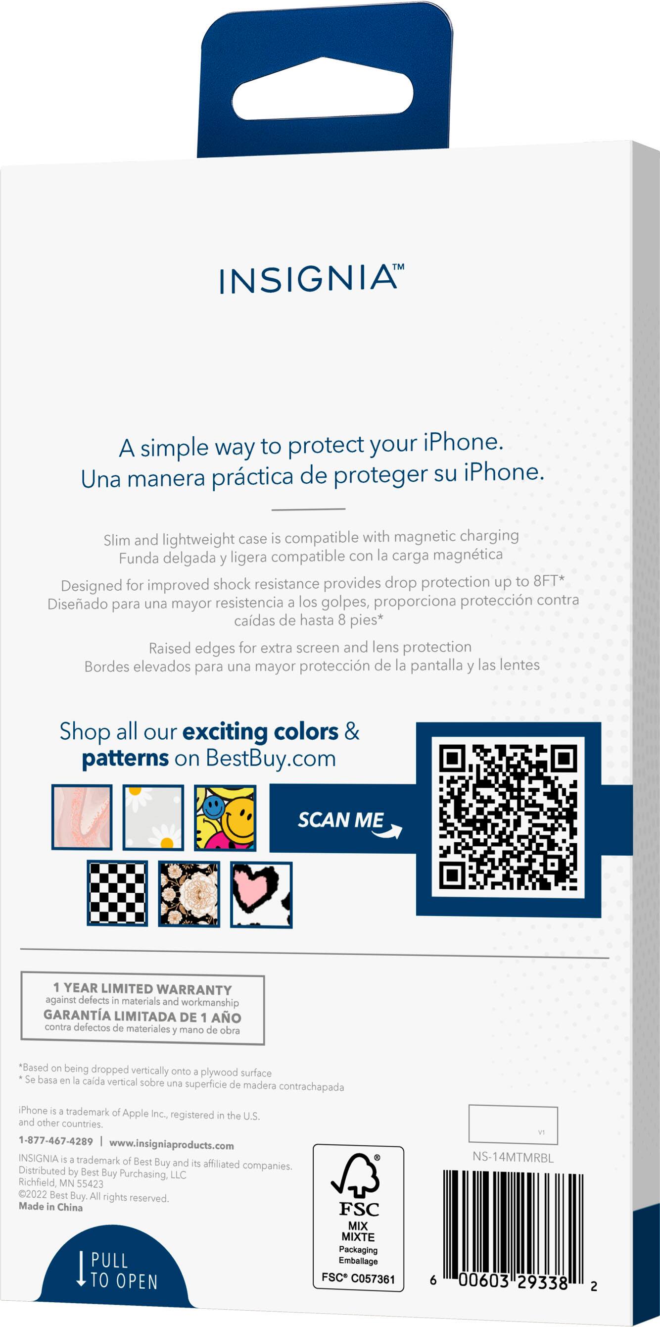 Alt View 13. Insignia™ - Hard-Shell Case for iPhone 14 Plus - Marble.