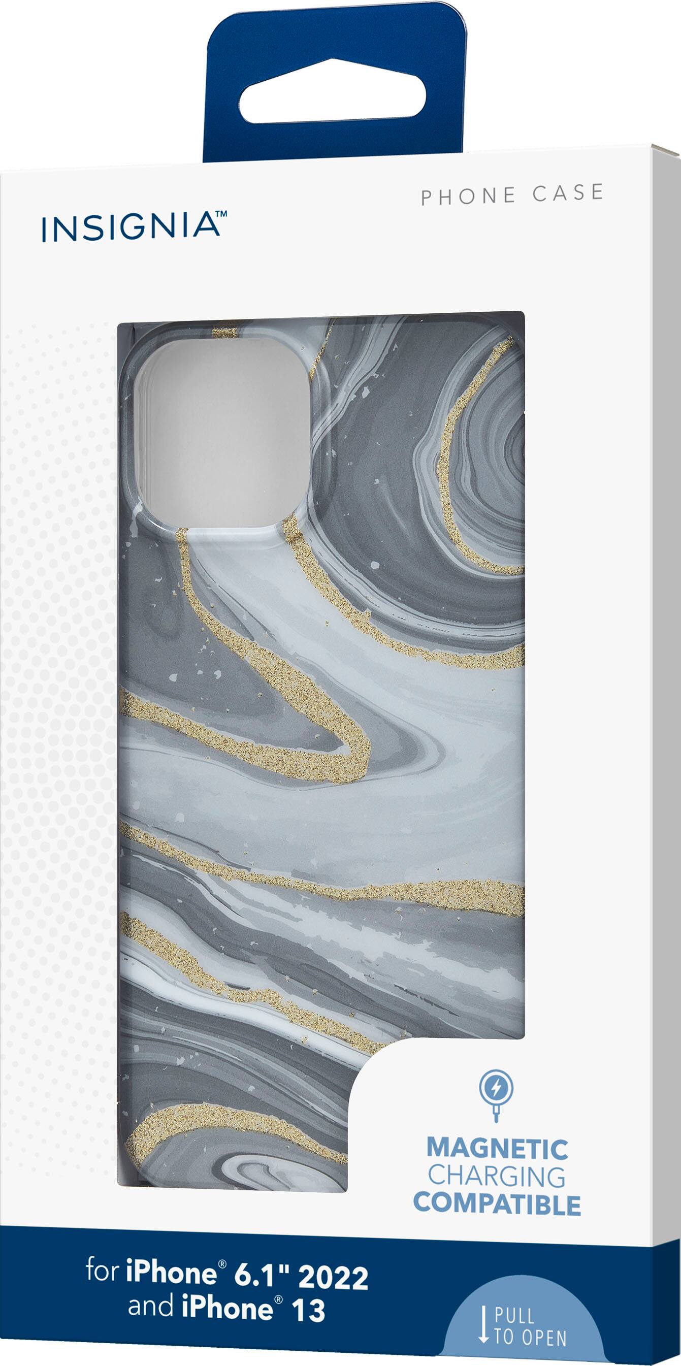 Alt View 12. Insignia™ - Hard-Shell Case for iPhone 14 and iPhone 13 - Marble.