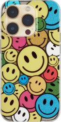 Insignia™ - Hard-Shell Case for iPhone 14 Pro Max - Smiley Face - Front_Zoom