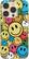 Front. Insignia™ - Hard-Shell Case for iPhone 14 Pro Max - Smiley Face.