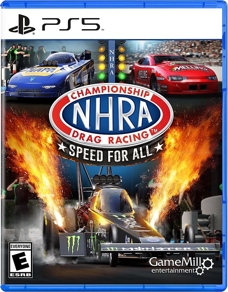 Front. GameMill Entertainment - NHRA Speed for All.