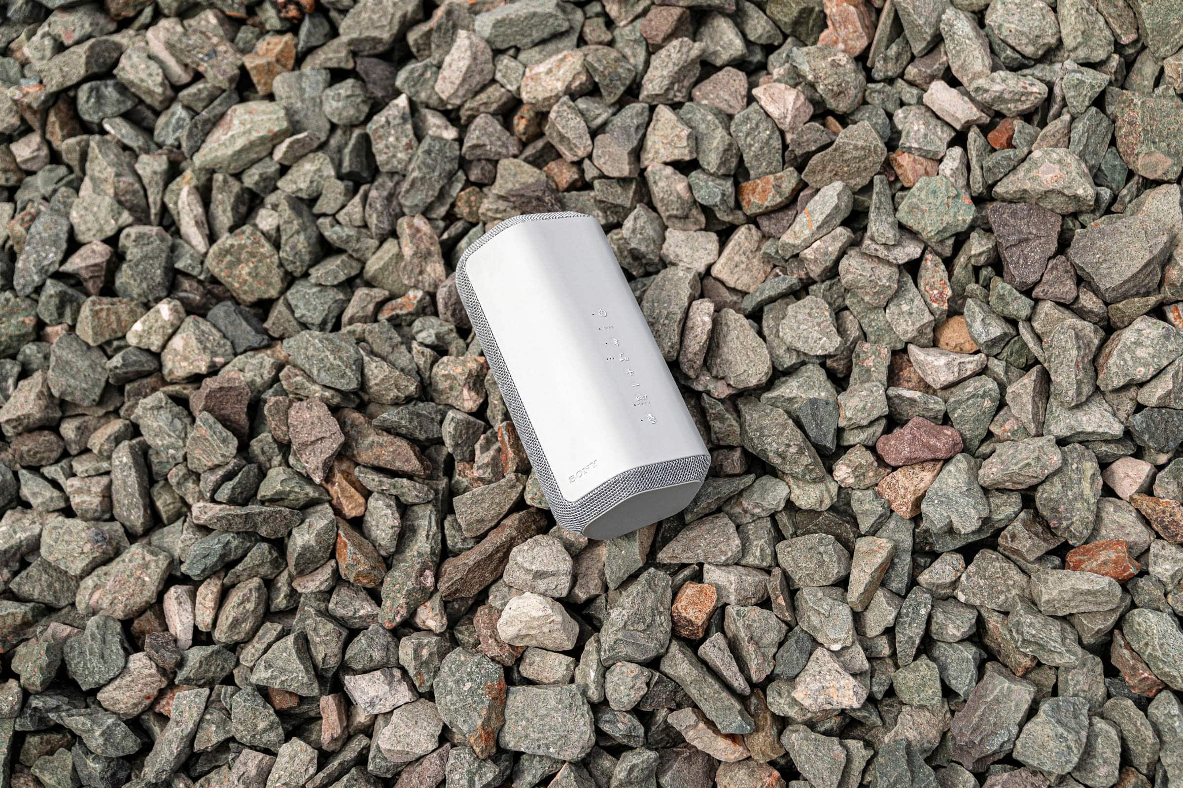 Alt View 19. Sony - XE300 Portable Waterproof and Dustproof Bluetooth Speaker - Light Gray.