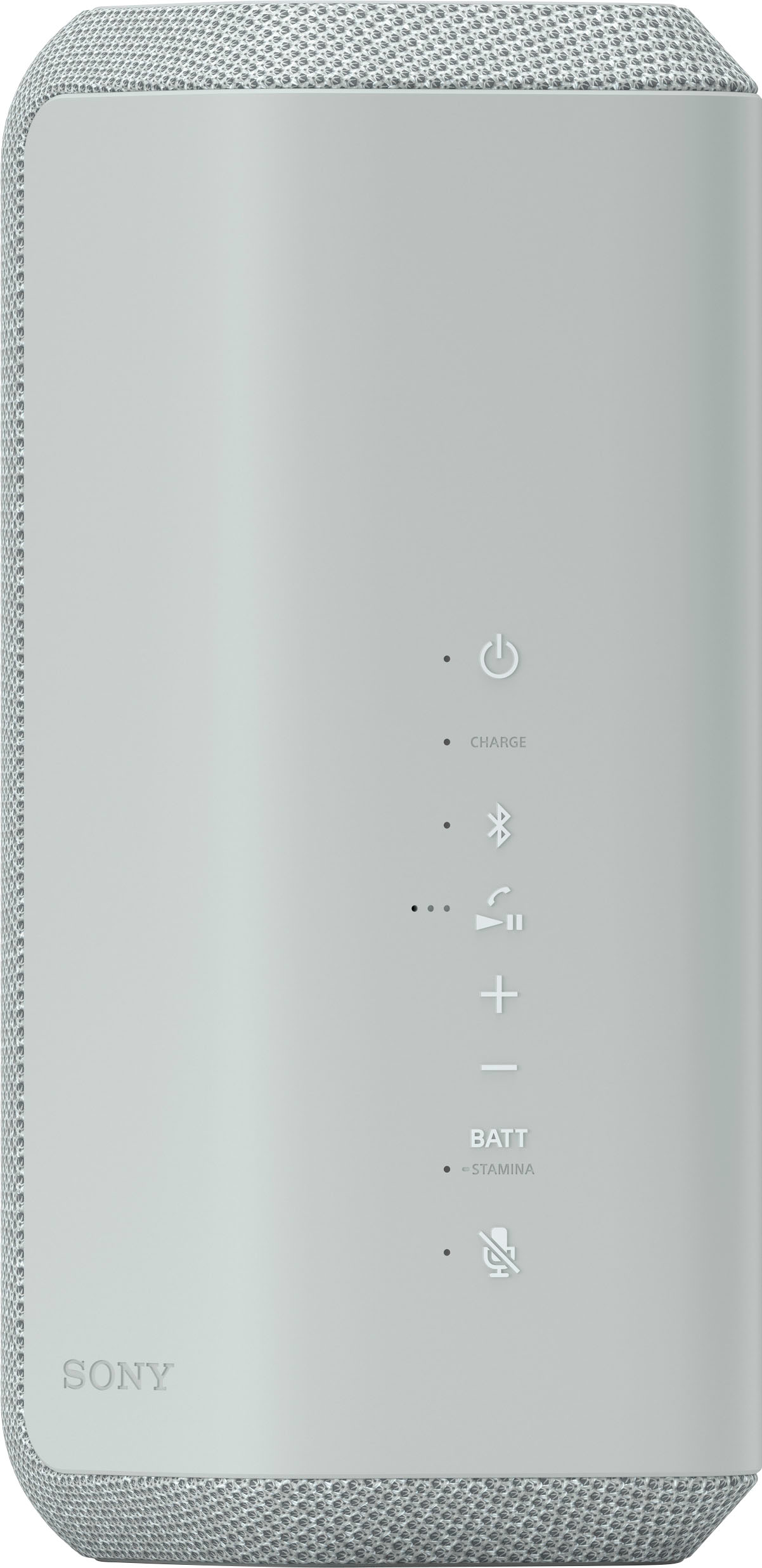Left View: Sony - XE300 Portable Waterproof and Dustproof Bluetooth Speaker - Light Gray