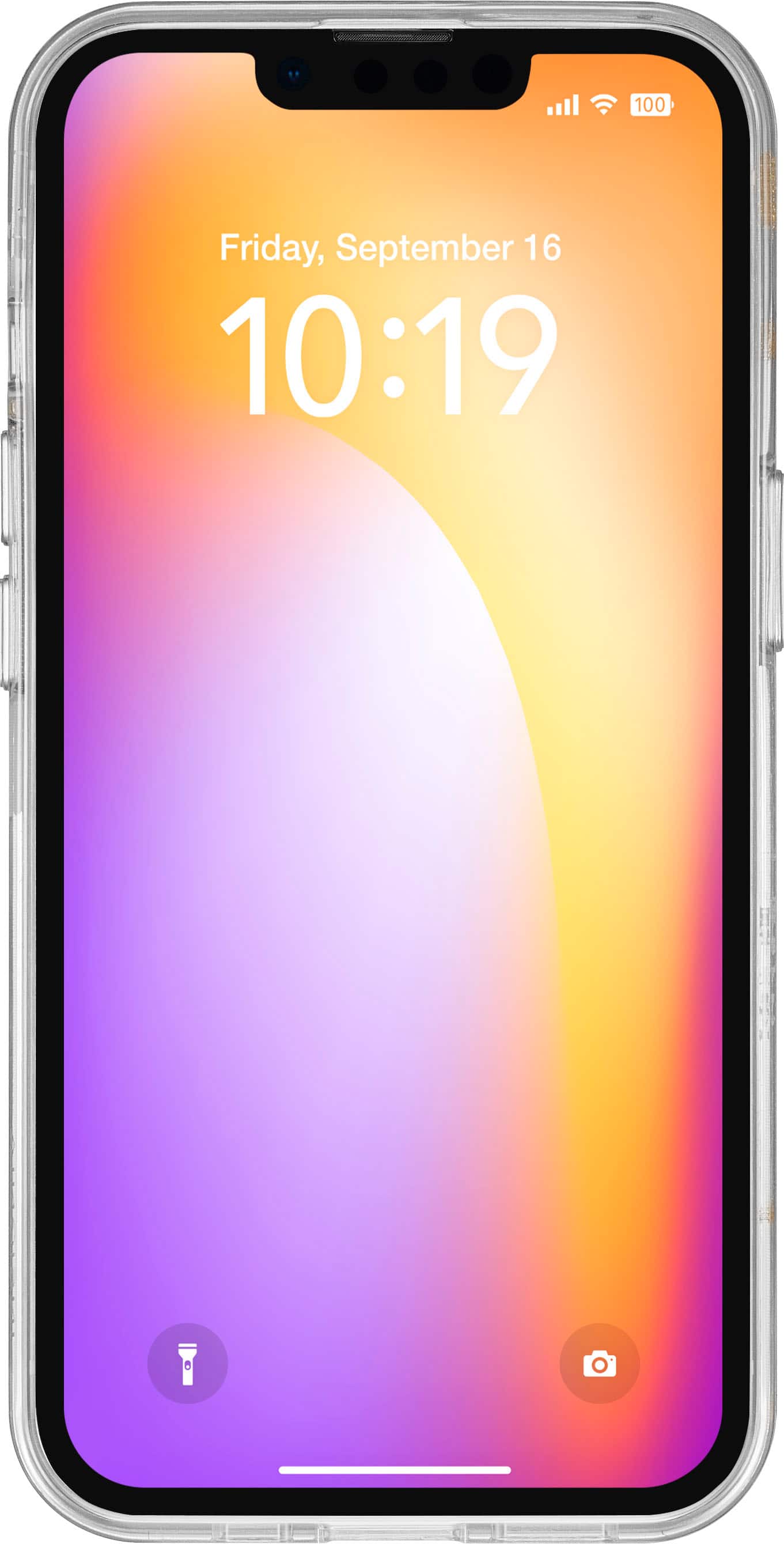 Alt View 17. Insignia™ - Hard-Shell Case for iPhone 14 Plus - Abstract Glitter.