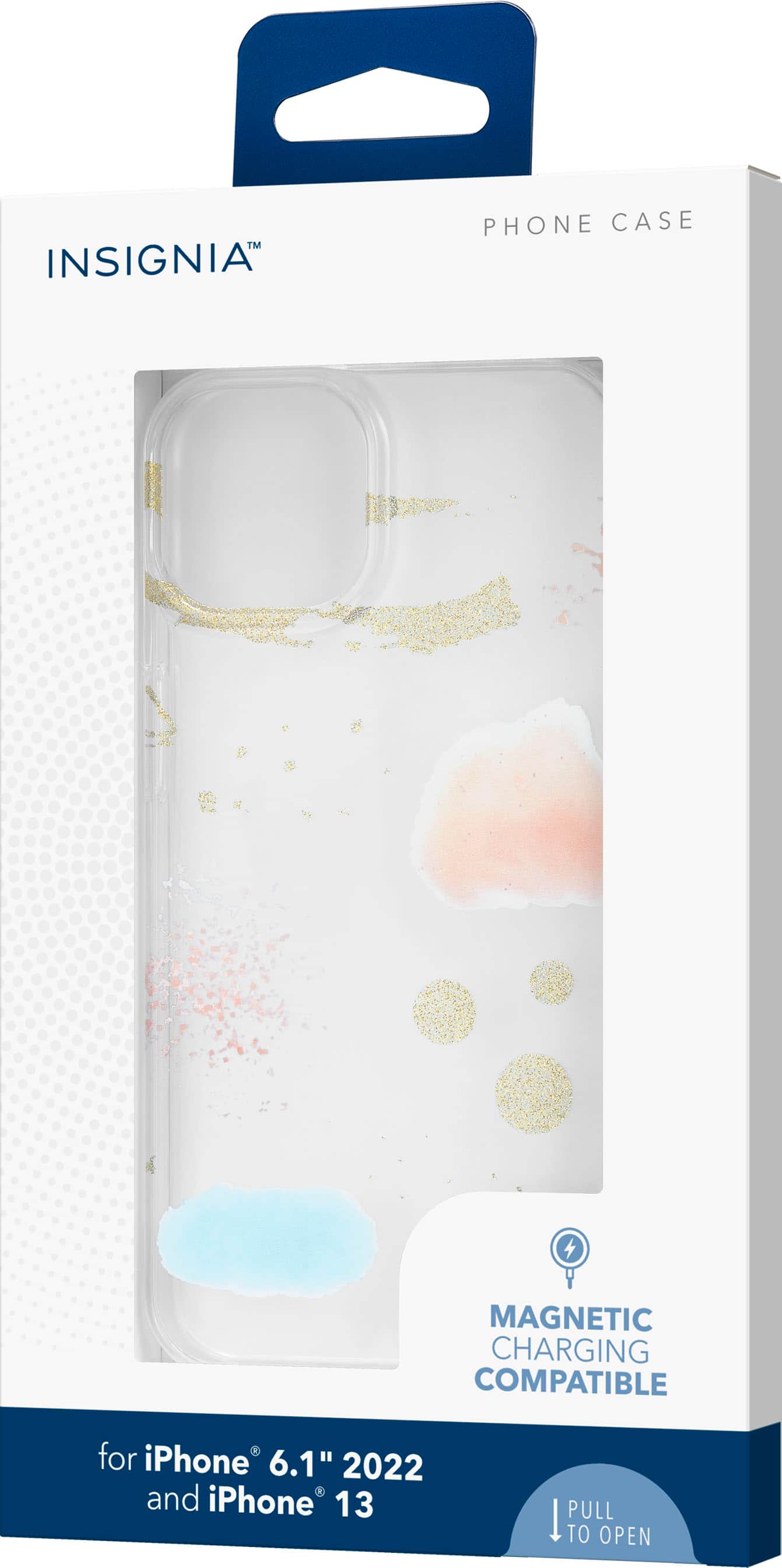 Alt View 12. Insignia™ - Hard-Shell Case for iPhone 14 and iPhone 13 - Abstract Glitter.