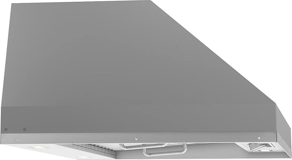 Alt View 17. Zephyr - Spruce 36 in. 1200 CFM Insert Mount Range Hood with LED Lighting - Stainless Steel.