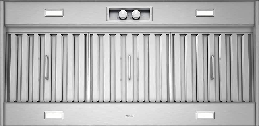 Front. Zephyr - Spruce 48 in. 1200 CFM Insert Mount Range Hood with LED Lighting - Stainless Steel.