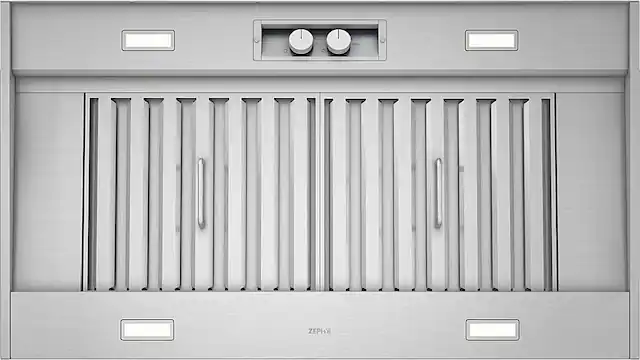 Front. Zephyr - Spruce 42 in. 1200 CFM Insert Mount Range Hood with LED Lighting - Stainless Steel.