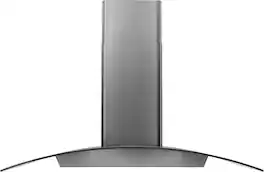 Zephyr - 36 inches - Convertible - Island Range Hood - Black Stainless Steel
