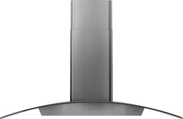 Zephyr - 42 inches - Convertible - Island Range Hood - Black Stainless Steel