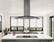 Alt View 11. Zephyr - Ravenna 42 in. 600 CFM Island Mount Range Hood with LED Lighting - black stainless steel.