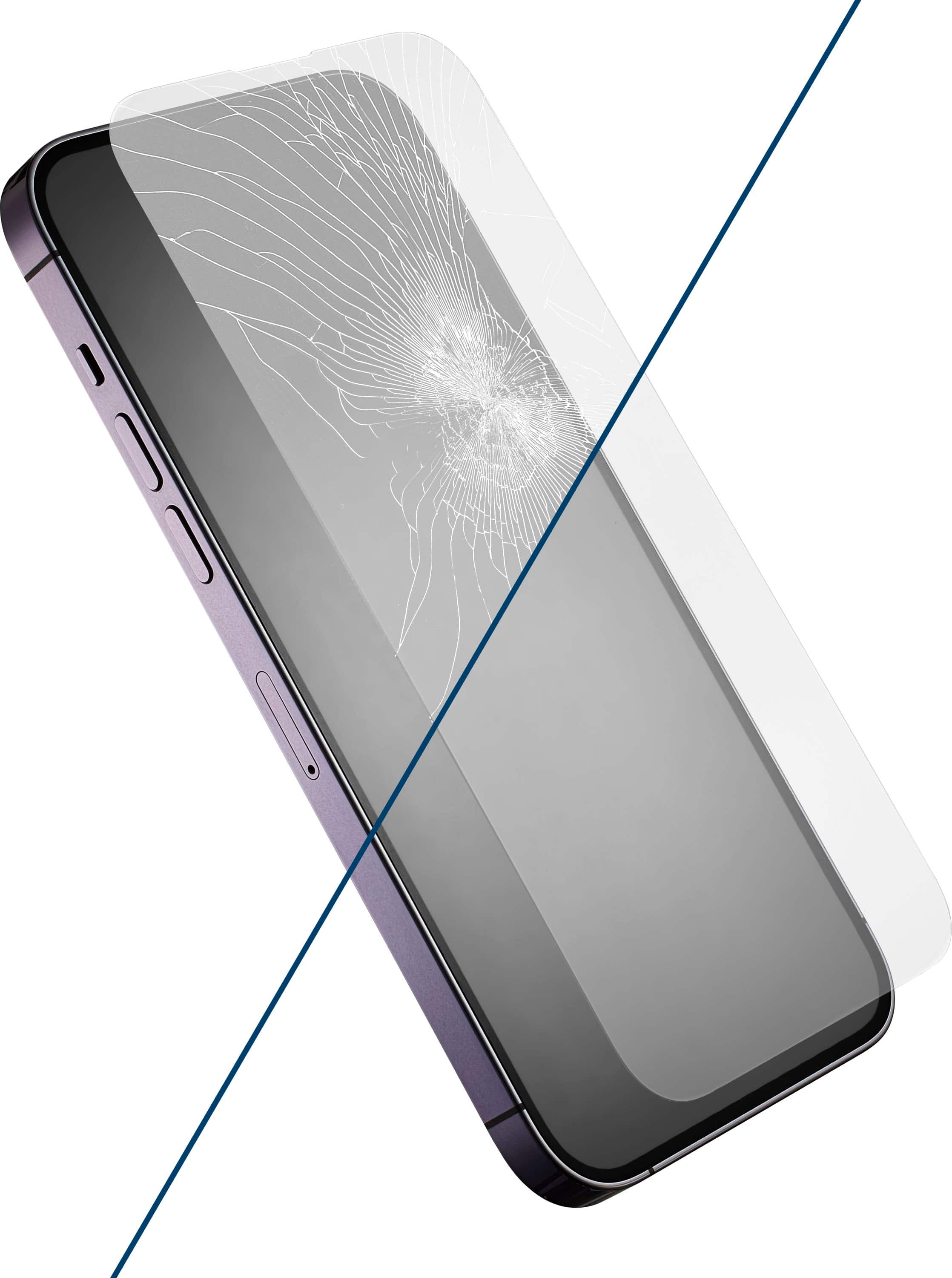 Alt View 14. Insignia™ - Anti-Reflective Glass Screen Protector for iPhone 14 Pro Max (4-Pack) - Clear.