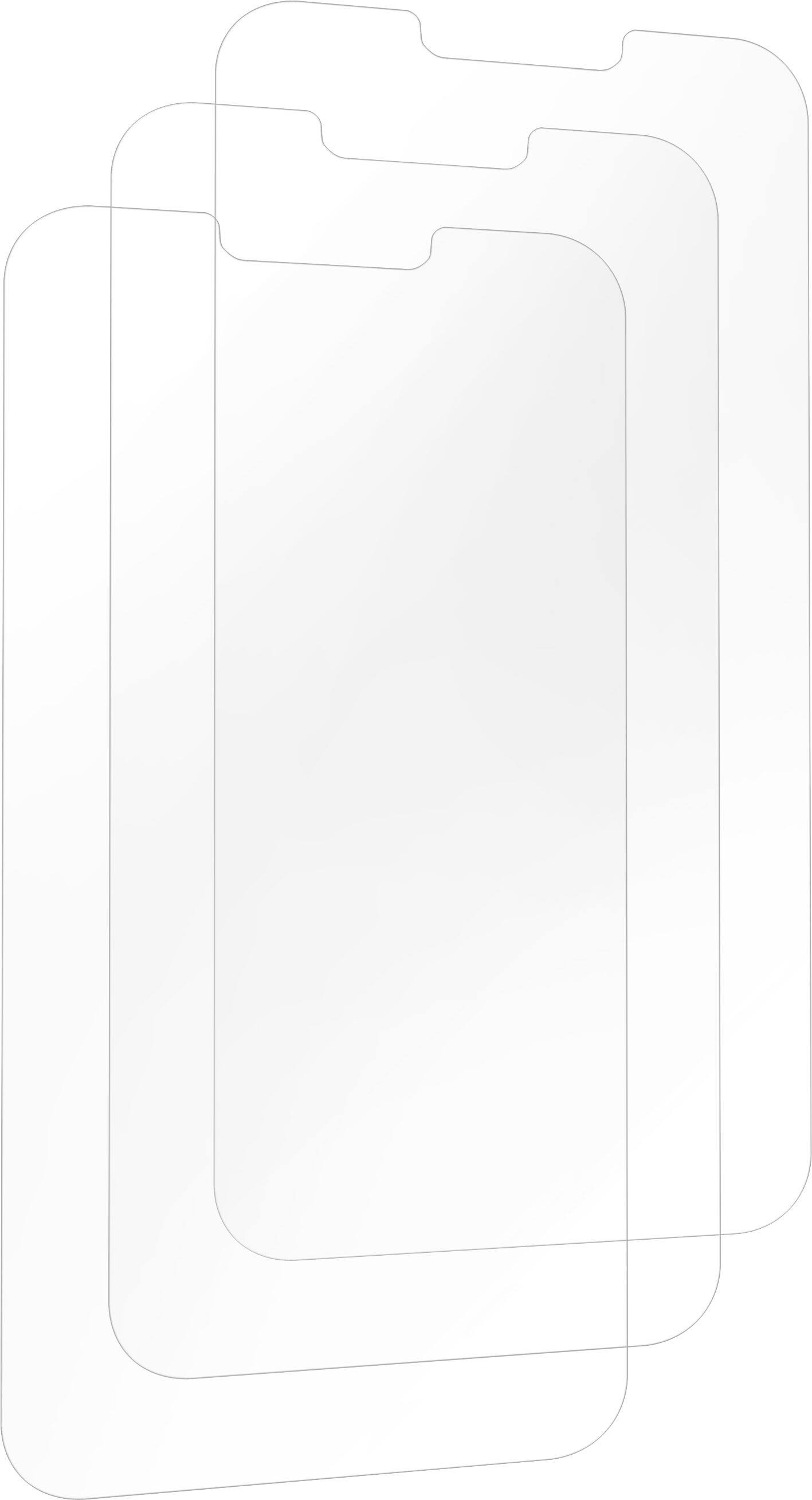 Alt View 19. Insignia™ - Anti-Reflective Glass Screen Protector for iPhone 14 Plus and 13 Pro Max (3-Pack) - Clear.