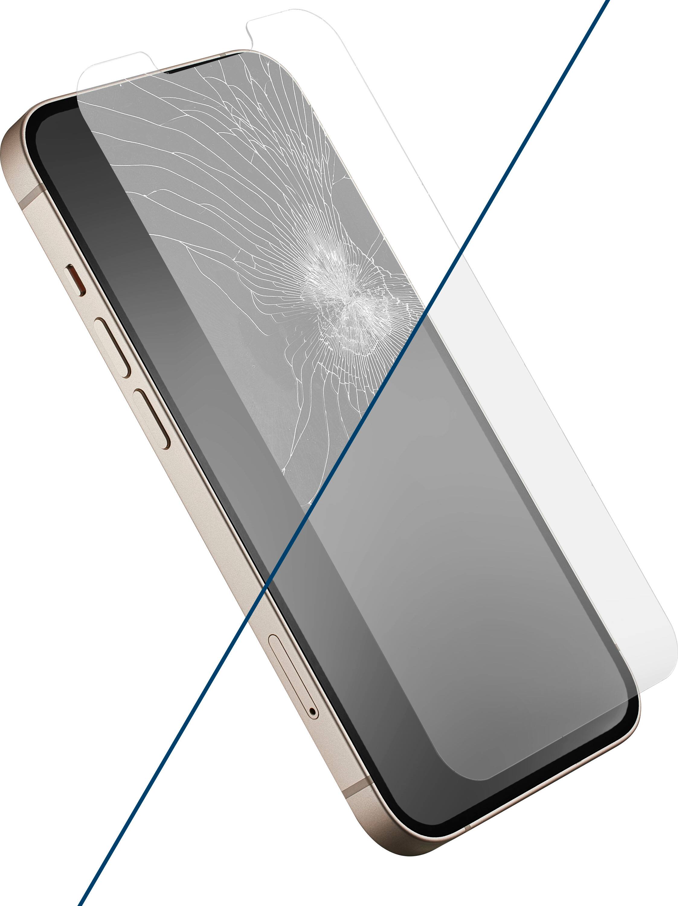 Alt View 14. Insignia™ - Anti-Reflective Glass Screen Protector for iPhone 14 Plus and 13 Pro Max (3-Pack) - Clear.