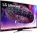Left. LG - UltraGear 48” OLED 4K UHD .1-ms G-SYNC Compatible and AMD FreeSync Gaming Monitor with HDR (DisplayPort, HDMI, USB) - Black.