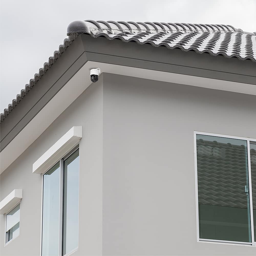 Alt View 11. Swann - Professional 8-Channel, 5-Camera Indoor/Outdoor Wired 4K 2TB NVR Security System - White.