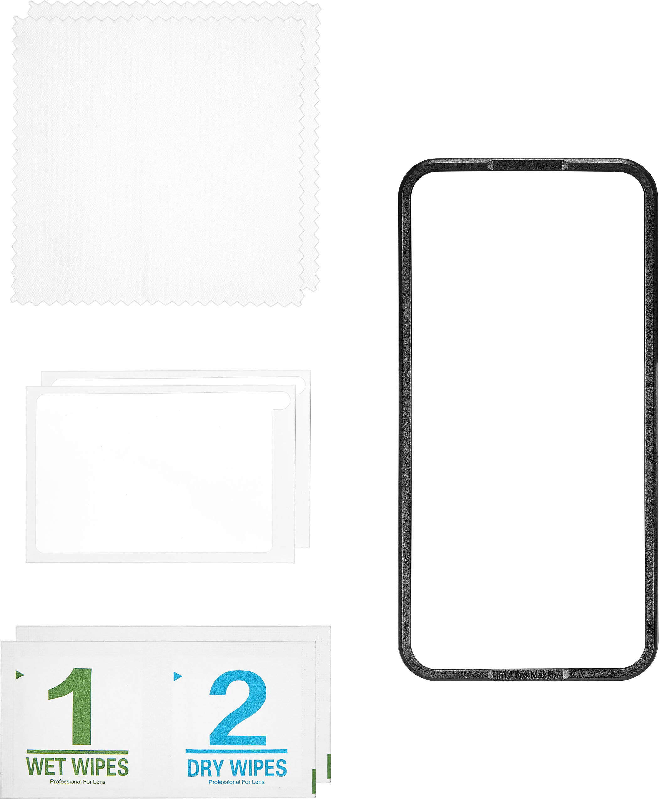 ES501416, eSTUFF INFINITE Titan Shield Screen Protector for iPhone 15 Pro  Max – Full Cover