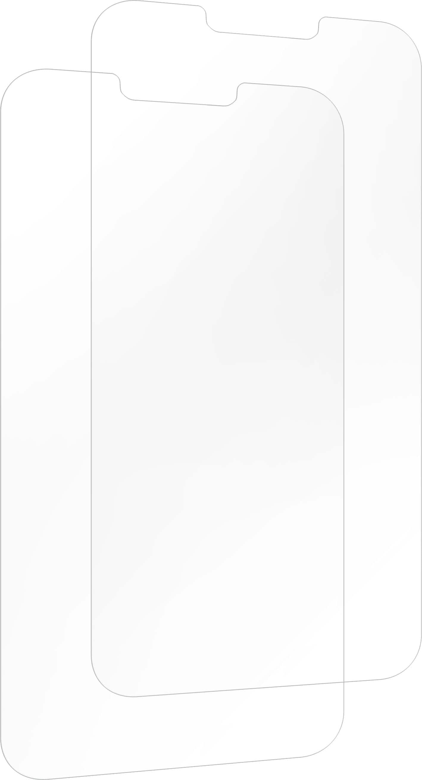 Alt View 19. Insignia™ - Anti-Reflective Glass Screen Protector for iPhone 14 Plus and 13 Pro Max (2-Pack) - Clear.