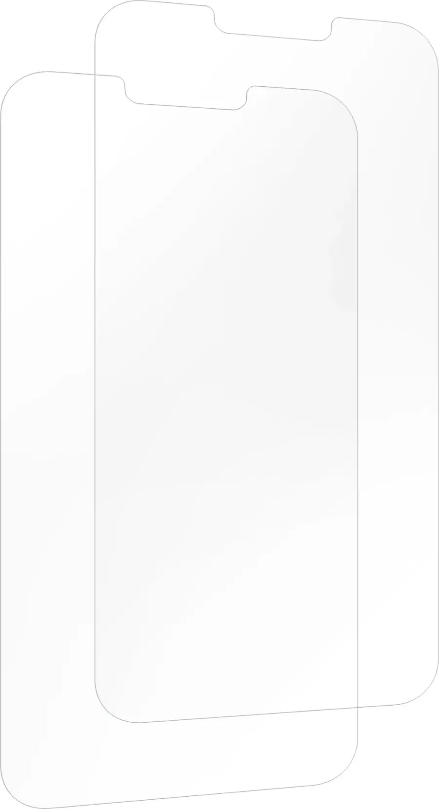 Alt View 19. Insignia™ - Anti-Reflective Glass Screen Protector for iPhone 14 Plus and 13 Pro Max (2-Pack) - Clear.