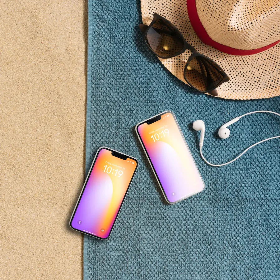 Alt View 15. Insignia™ - Anti-Reflective Glass Screen Protector for iPhone 14 Plus and 13 Pro Max (2-Pack) - Clear.