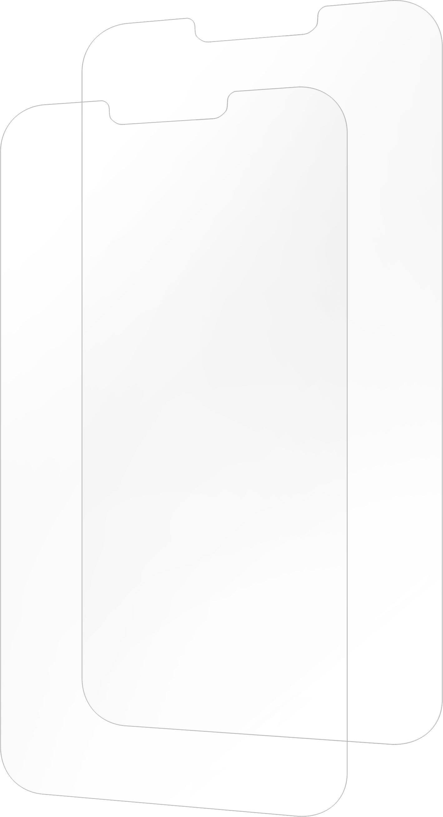 Alt View 18. Insignia™ - Anti-Reflective Glass Screen Protector for iPhone 14 Plus and 13 Pro Max (2-Pack) - Clear.