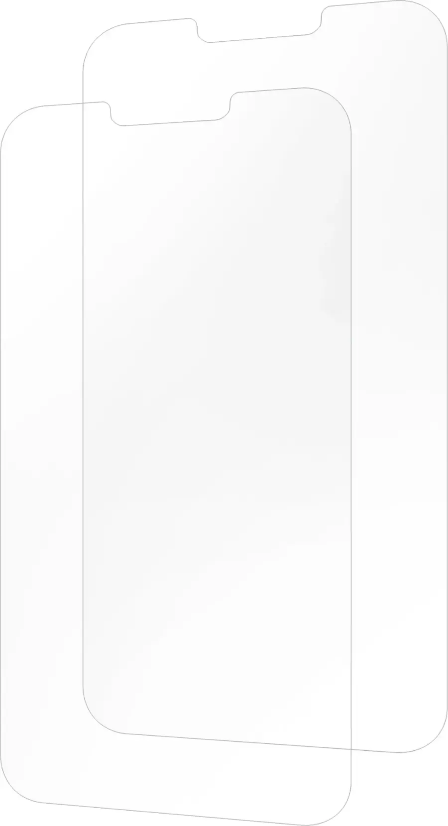 Alt View 18. Insignia™ - Anti-Reflective Glass Screen Protector for iPhone 14 Plus and 13 Pro Max (2-Pack) - Clear.