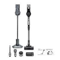 Levoit - VortexIQ 40 Flex Plus Cordless Stick Vacuum - Gray - Front_Zoom