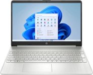 Front Zoom. HP - 15.6" Touch-Screen Laptop - Intel Core i5 - 8GB Memory - 512GB SSD - Natural Silver.