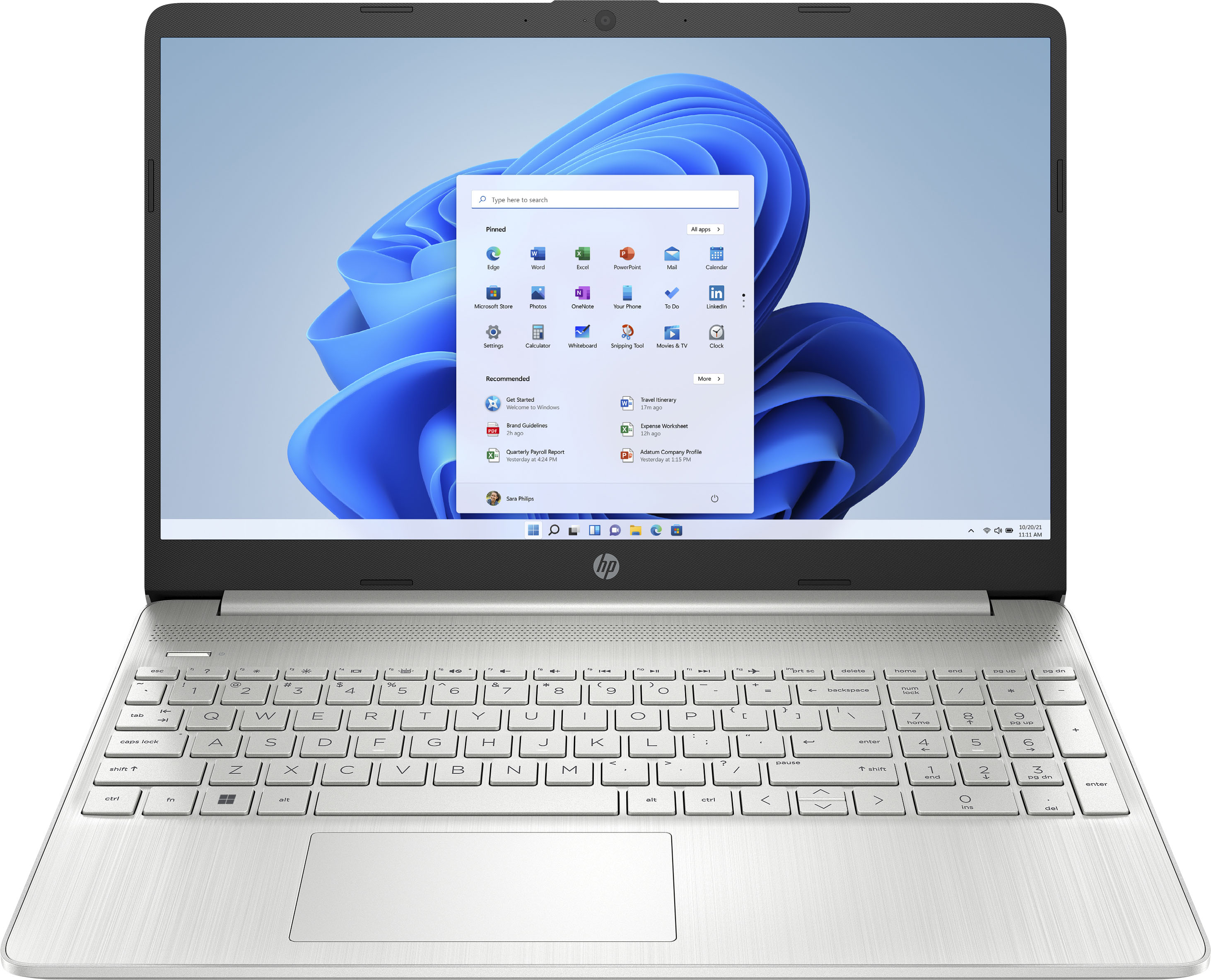 Stralend stoeprand toekomst HP 15.6" Touch-Screen Laptop Intel Core i3 8GB Memory 256GB SSD Natural  Silver 15-dy2702dx - Best Buy