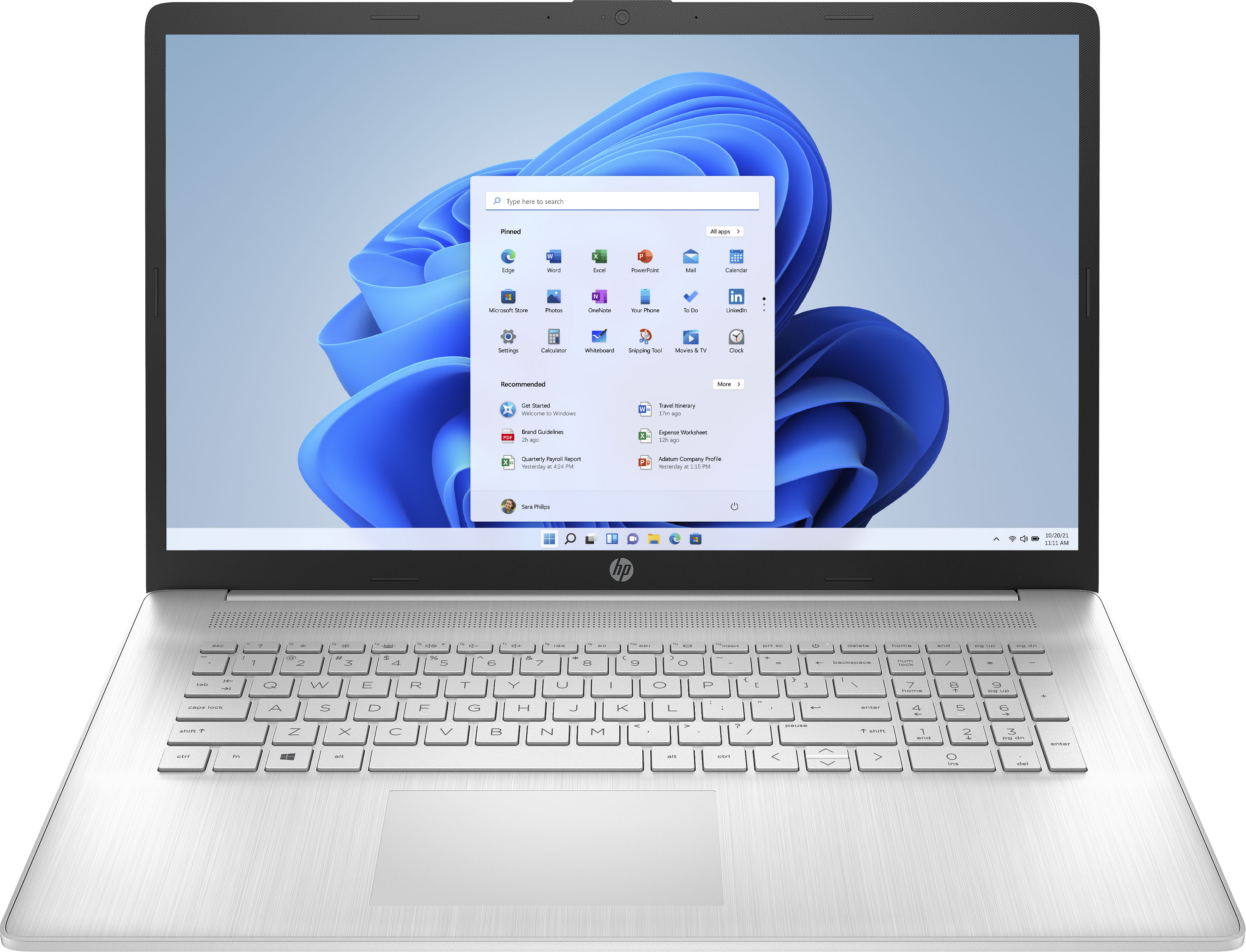 HP – 17.3″ Laptop – AMD Ryzen 5 – 8GB Memory – 512GB SSD – Natural Silver