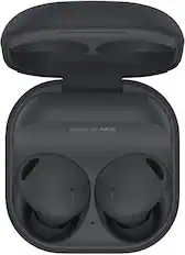 Front. Samsung - Galaxy Buds2 Pro True Wireless Earbud Headphones - Graphite.