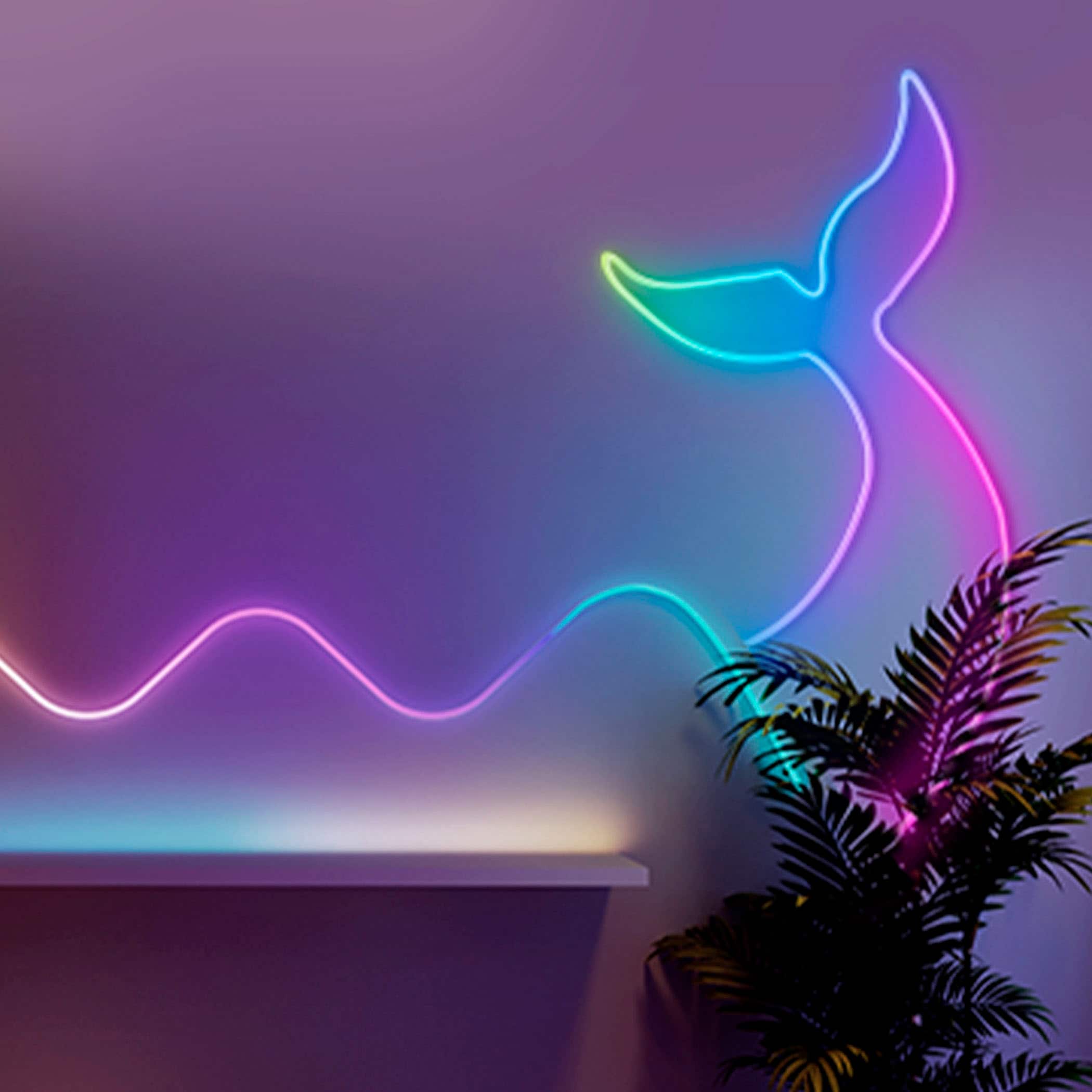 Alt View 17. Govee - RGBIC Neon Rope Light - 6.5 Ft - Multi.