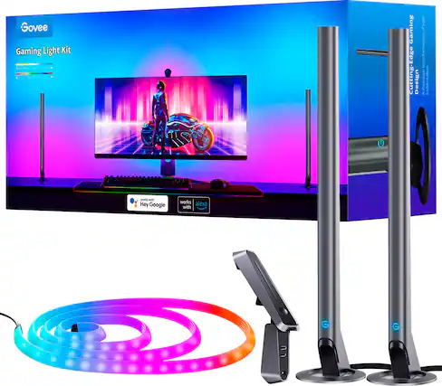 Front. Govee - DreamView G1 Pro Gaming Light for 24"-32" Monitors - Multi.