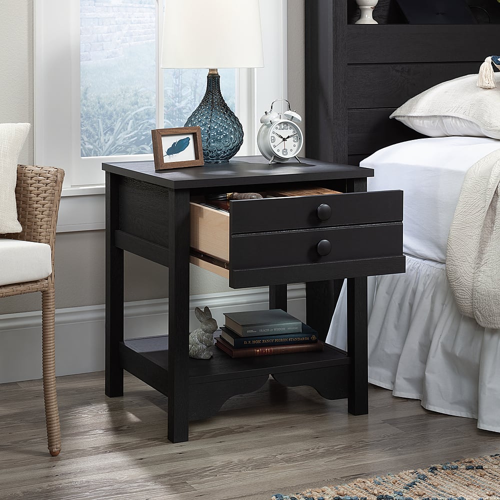 Questions and Answers: Sauder Dawson Trail Night Stand Dresser Black ...