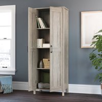 Sauder - Spring Maple 2-Door Storage Cabinet - Gray - Angle_Zoom