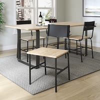 Sauder - Boulevard Café Dining Chair Set of 2 - Black/Tan - Angle_Zoom