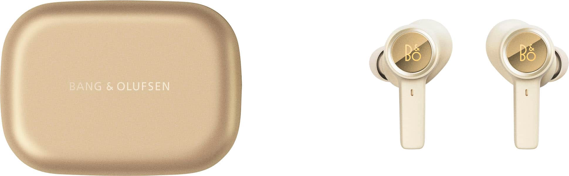 Bang u0026 Olufsen Beoplay EX Next-gen Wireless Earbuds Gold 56939BBR - Best Buy