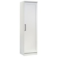 Sauder - Home Plus Single Door Pantry Storage Cabinet - White - Front_Zoom
