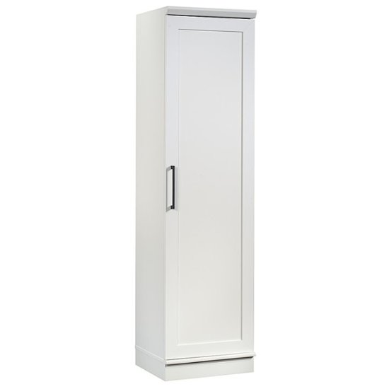 Sauder Home Plus Single Door Pantry Storage Cabinet White
