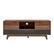 Front. Koble - Larsen Smart TV Stand with Built-in Sound Bar - Walnut.