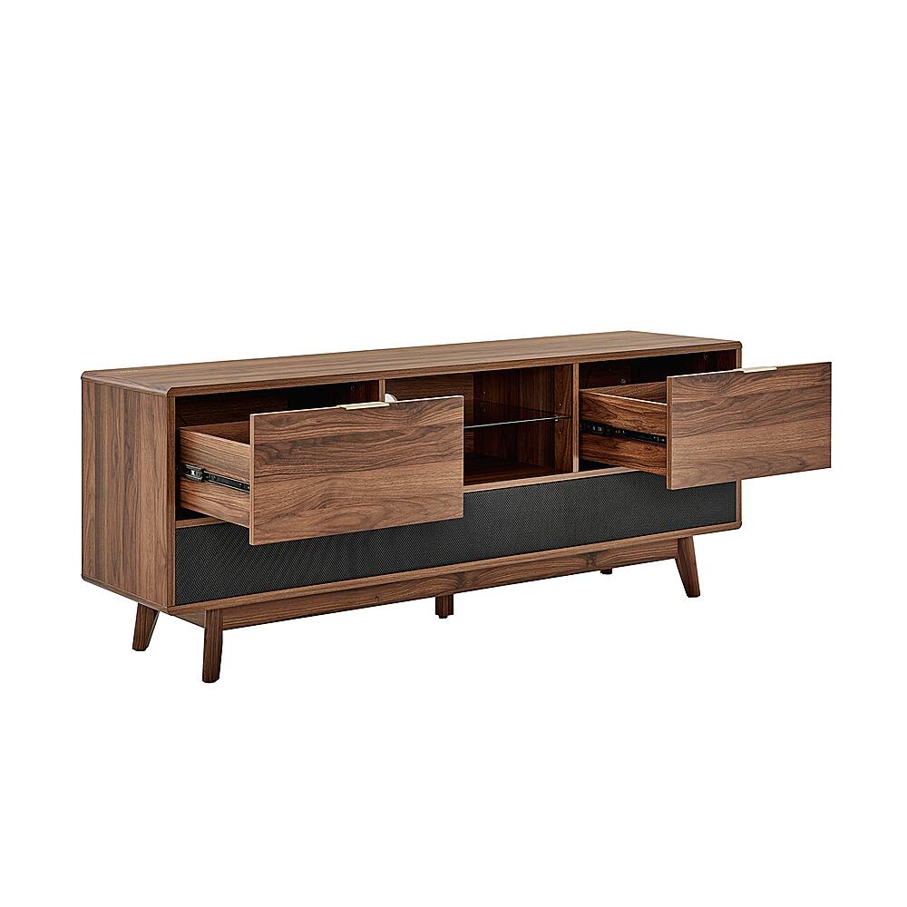 Alt View 1. Koble - Larsen Smart TV Stand with Built-in Sound Bar - Walnut.