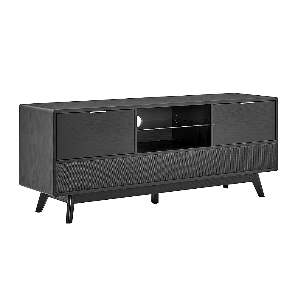 Angle View: Koble - Larsen Smart TV Stand for Most TVs Up to 65" - Black