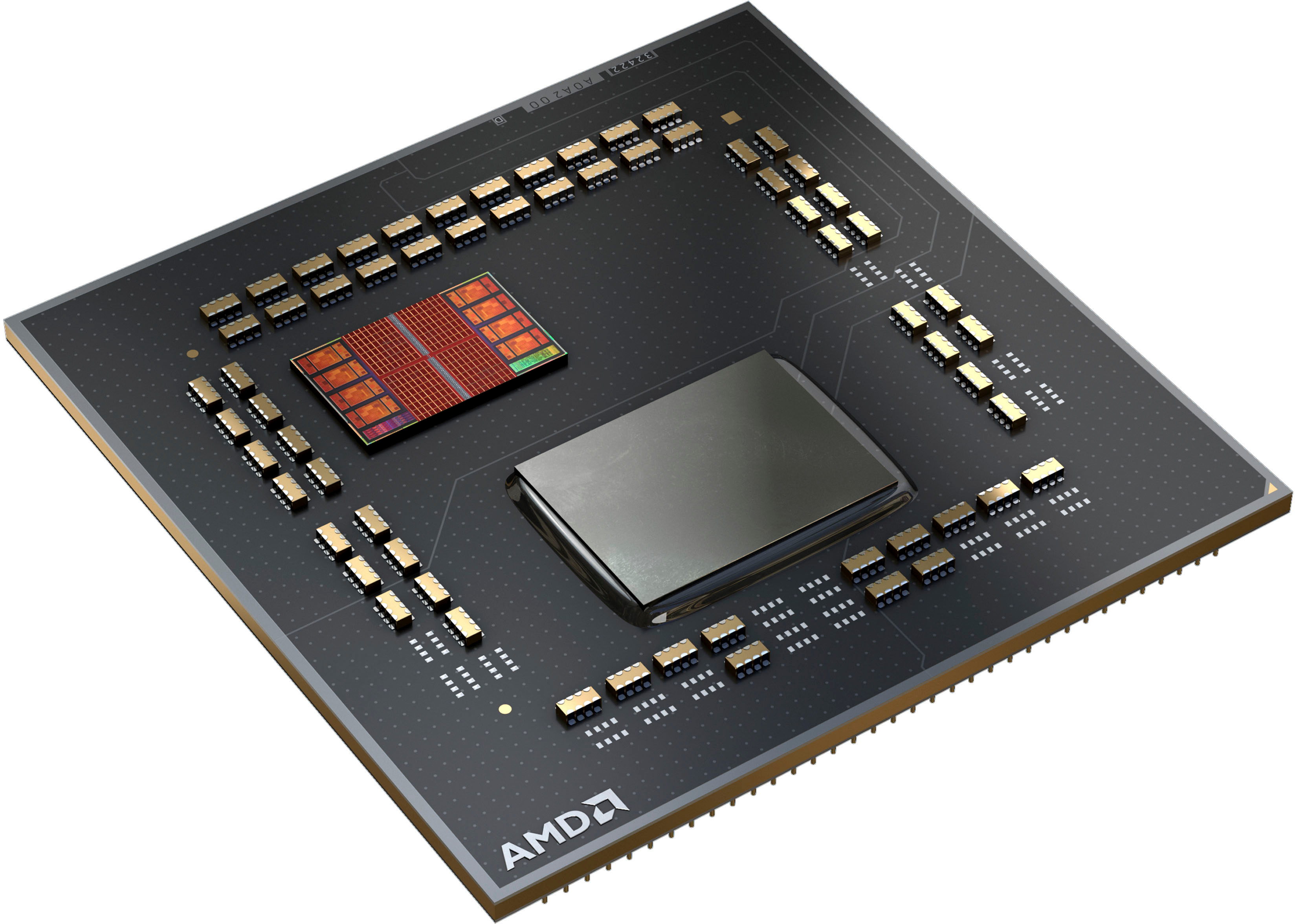 AMD Ryzen 7 5800X3D 3.4 GHz Eight-Core AM4 Processor Black 100