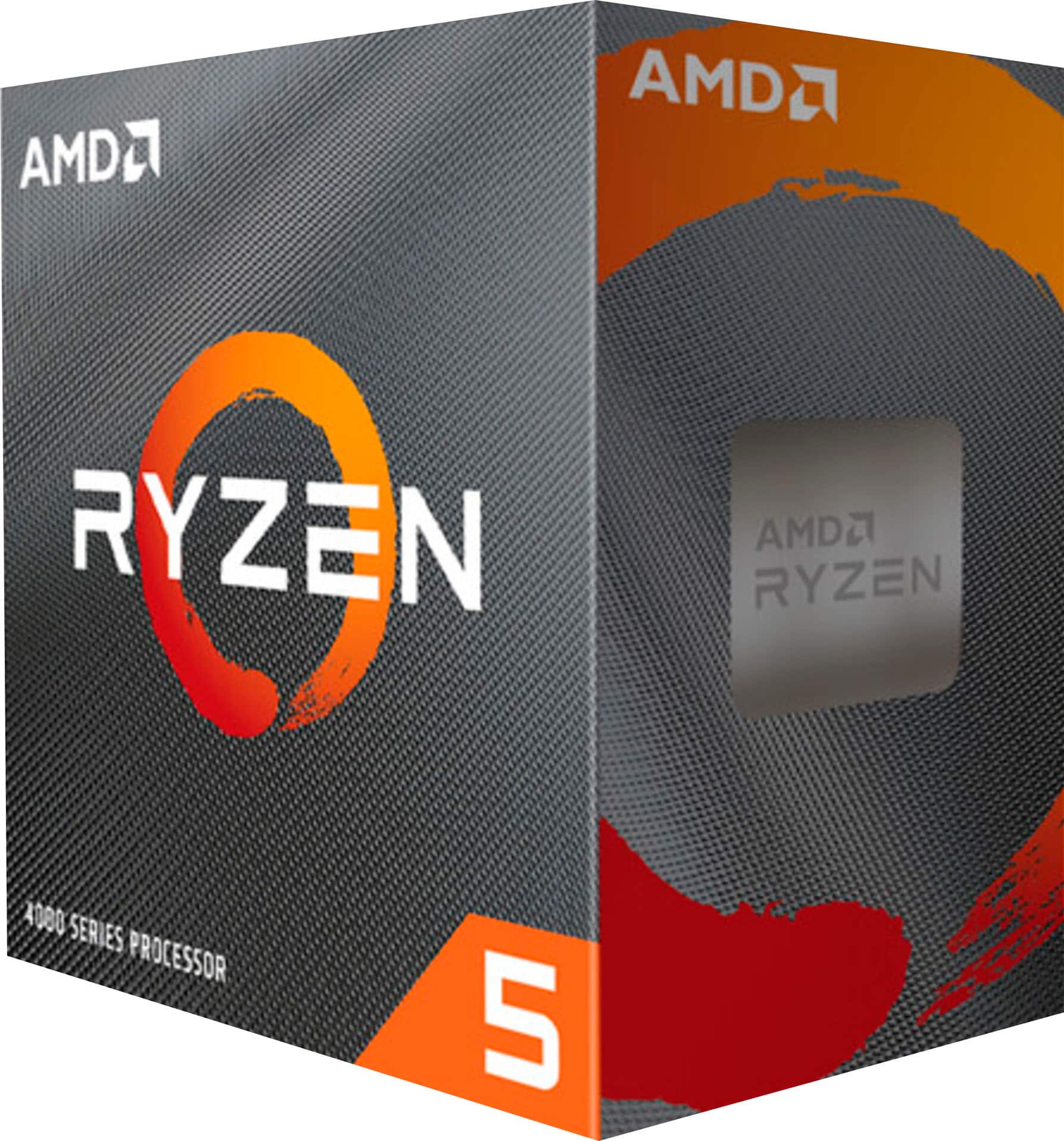 Alt View 1. AMD - Ryzen 5 4500 3.6 GHz Six-Core AM4 Processor - Black.
