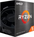 Alt View 1. AMD - Ryzen 5 5600 3.5 GHz Six-Core AM4 Processor - Black.