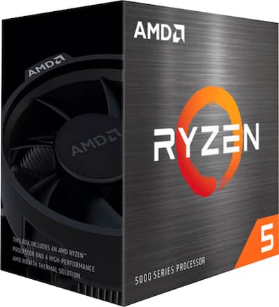 AMD Ryzen 5 5500 6 Core 12 Thread 3.6 GHz (4.2 GHz Max Boost AMD Ryzen 5 5500 6 Core 12 Thread 3.6 GHz (4.2 GHz Max Boost